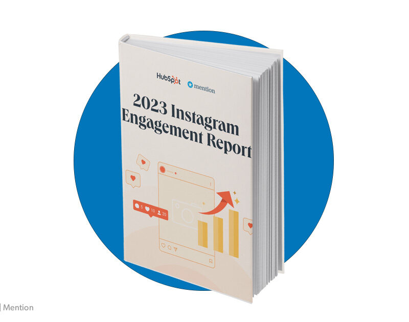 Cover of HubSpot's 2023 Instagram Engagement Report